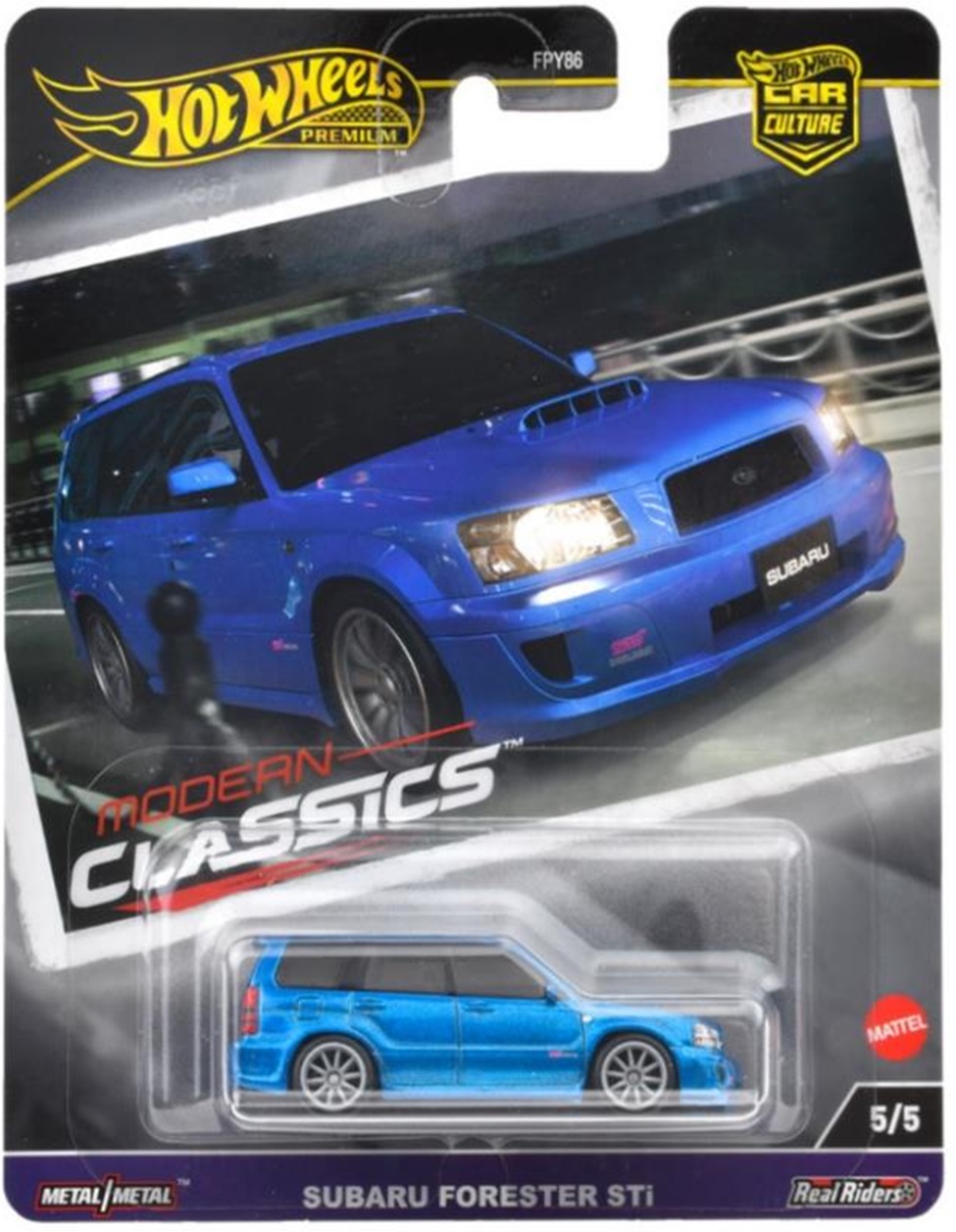 画像: 2024 HW CAR CULTURE "モダン・クラシックス" 【スバル フォレスター STi】BLUE/RR