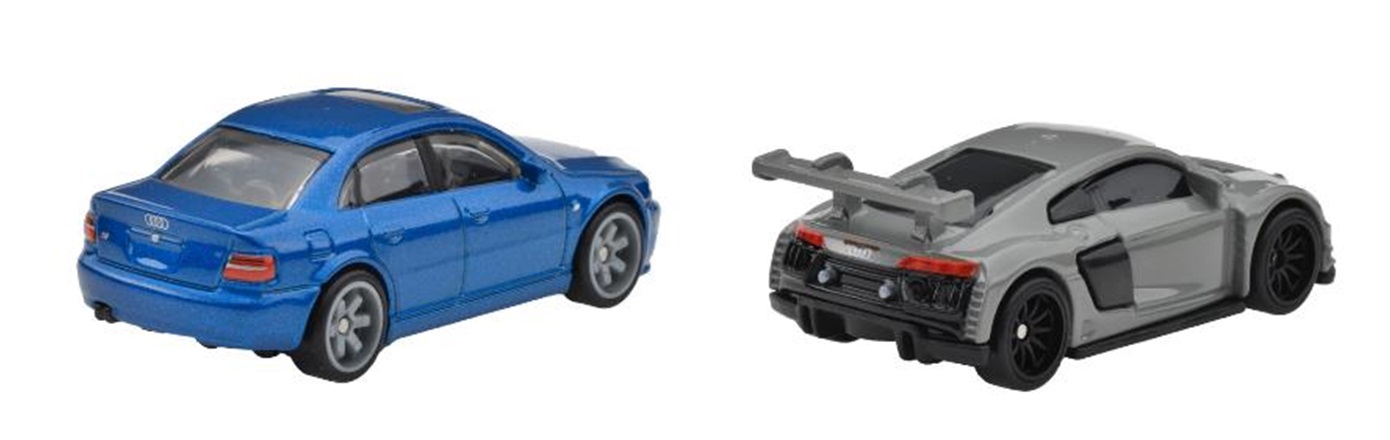 画像: 2024 HW CAR CULTURE "PREMIUM 2PACK" 【アウディ S4 クワトロ/ アウディ R8 LMS】BLUE/GRAY/RR