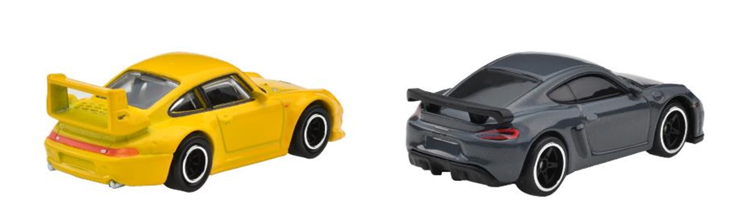 画像: 2024 HW CAR CULTURE "PREMIUM 2PACK" 【ポルシェ 993 GT2/ ポルシェ 718 ケイマン GT4】YELLOW/BLACK/RR