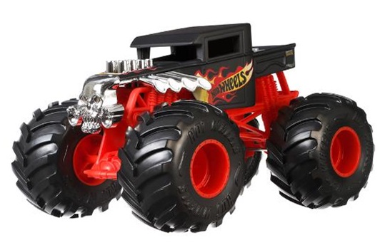 画像: 2025 HW MONSTER TRUCKS! 【1/24 ビッグサイズ　ボーンシェイカー】BLACK (2025年1月下旬入荷予定）