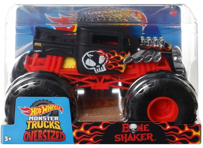 画像: 2025 HW MONSTER TRUCKS! 【1/24 ビッグサイズ　ボーンシェイカー】BLACK (2025年1月下旬入荷予定）