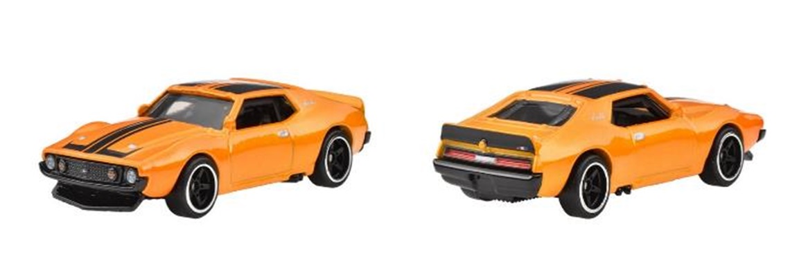 画像: 2025 HW CAR CULTURE "PREMIUM 2PACK" 【'71 AMC ジャヴェリン/AMC レベル マシーン】ORANGE/WHITE/RR
