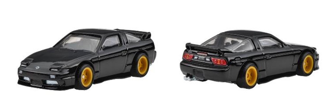 画像: 2025 HW CAR CULTURE "PREMIUM 2PACK" 【'96 日産 180SX タイプX/日産 シルエイティ】BLACK/WHITE/RR
