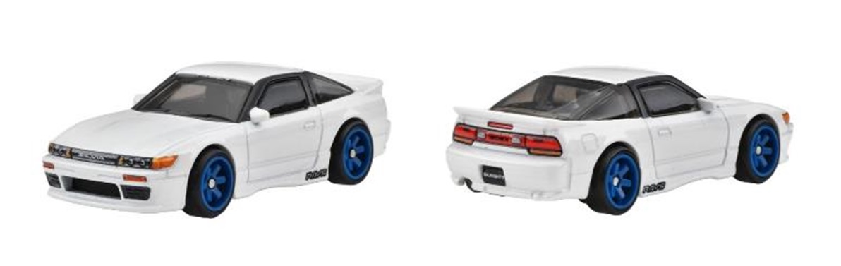 画像: 2025 HW CAR CULTURE "PREMIUM 2PACK" 【'96 日産 180SX タイプX/日産 シルエイティ】BLACK/WHITE/RR