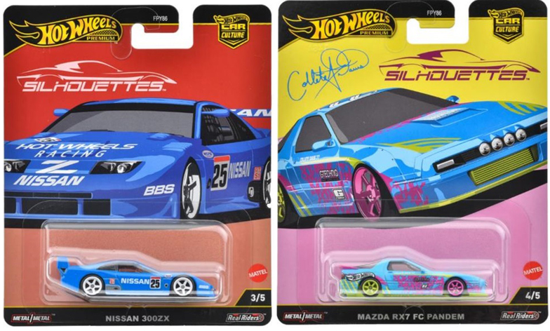 画像: 2025 HW CAR CULTURE 【シルエット - 5種セット】LB-ER34 スーパーシルエット 日産 スカイライン/RWB ポルシェ 930/リバティワークス マクラーレン 720S/日産 300ZX/マツダ RX-7 FC パンデム