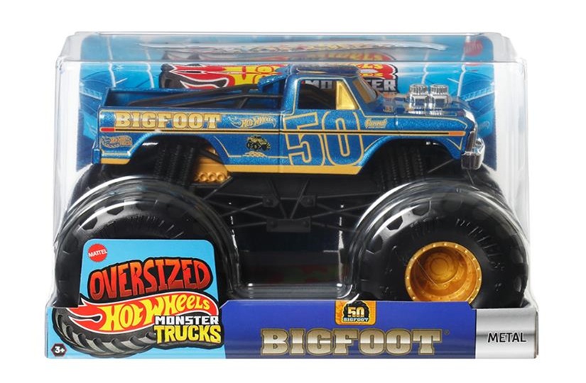 画像: 【仮予約】PRE-ORDER - 2025 HW MONSTER TRUCKS! 【1/24 ビッグサイズ　ビッグフット（50周年）】DK.BLUE (2025年4月中旬入荷予定）