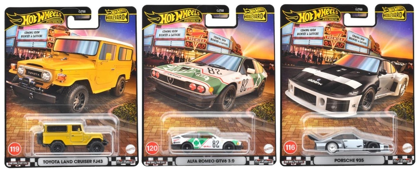 画像: 2025 HW BOULEVARD 【Aアソート 5種セット】トヨタ ランドクルーザー FJ43/ポルシェ 935/アルファロメオ GTV6 3.0/'91 BMW M5/ランチア デルタ インテグラーレ