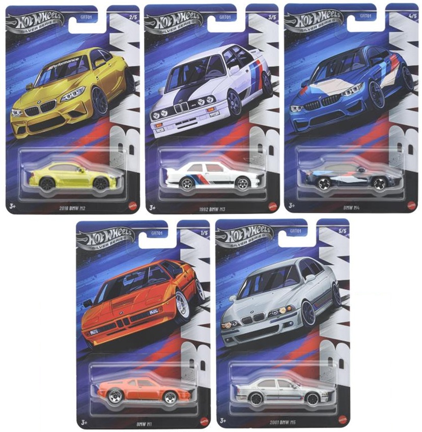 画像: 【仮予約】PRE-ORDER - 2025 HW セレブレーション【BMW Mシリーズ 5種セット】2016 BMW M2/1992 BMW M3/BMW M4/BMW M1/2001 BMW M5(2025年5月上旬入荷予定）