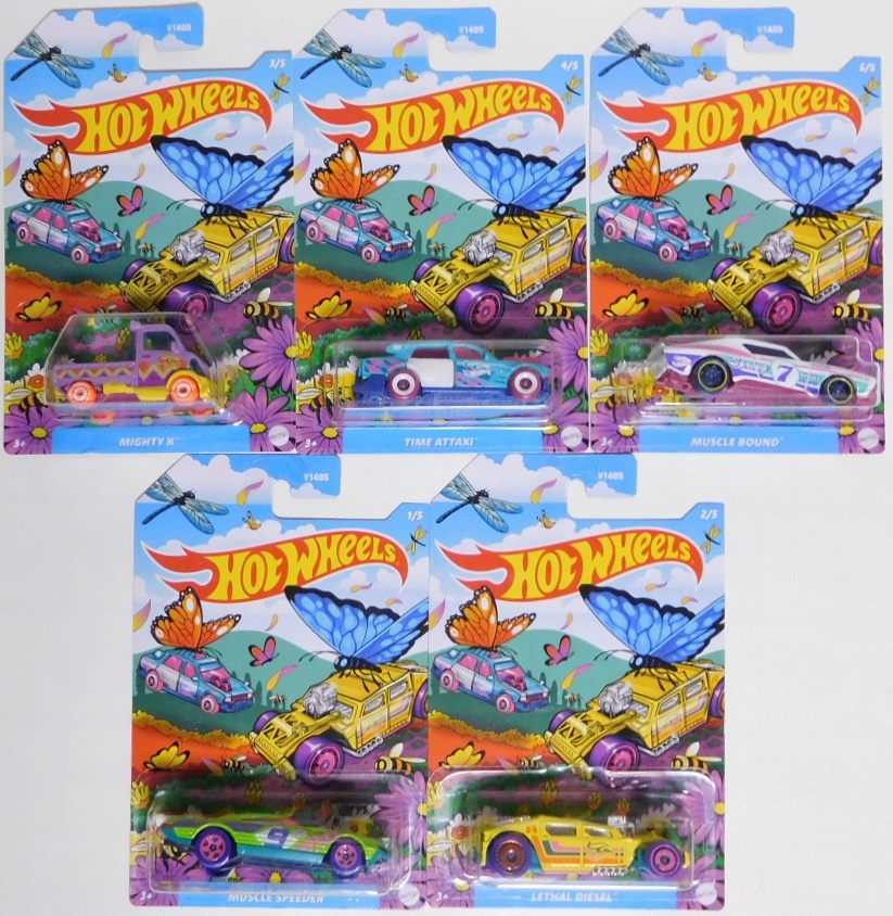 画像: 【US版】2025 HW SPRING SERIES 【5種セット】 MIGHTY K/TIME ATTAXI/MUSCLE BOUND/MUSCLE SPEEDER/LETHAL DIESEL(予約不可）