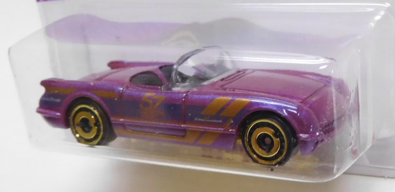 画像: 【US版】2025 HW 57TH ANNIVERSARY PEARL & CHROME SERIES1【'55 CORVETTE】PURPLE(予約不可)