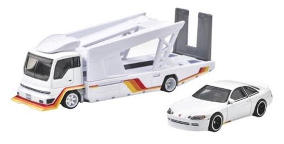 画像: 2025 TEAM TRANSPORT 【Fアソート (4個入り）】トヨタ ソアラ(x2)/DMC デロリアン/アウディ S4 クワトロ
