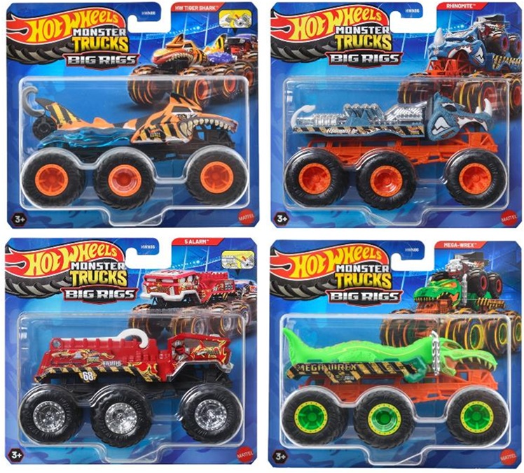 画像: 【仮予約】PRE-ORDER - 2025 HW MONSTER TRUCKS! 【モンスタートラック トランスポーター Fアソート (4個入り）】(2025年5月下旬入荷予定）