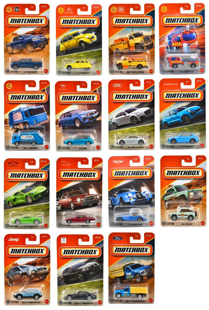 画像: 【仮予約】PRE-ORDER 【MATCHBOX ベーシック　2025 "F"アソート 24台入り (国内流通版)】 (2025年5月末入荷予定）（お取り置き不可）