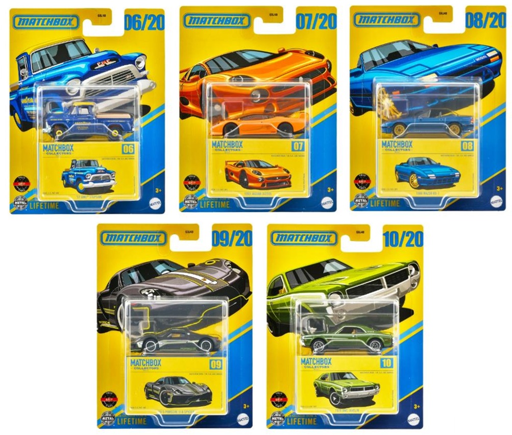 画像: 【仮予約】PRE-ORDER - 2025 MATCHBOX COLLECTORS【"B"アソート 8個入り】'57 GMC ステップサイド/1993 ジャガー XJ220S/1988 マツダ RX-7/2015 ポルシェ 918 スパイダー/1970 AMC ジャヴェリン(2025年5月末入荷予定）