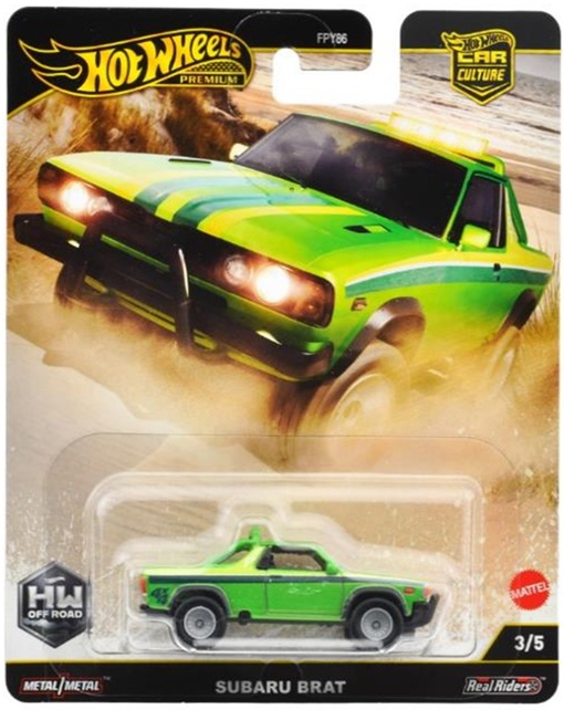 画像: 【仮予約】PRE-ORDER - 2025 HW CAR CULTURE "HW オフロード" 【スバル ブラット】LT.GREEN/RR (2025年5月末入荷予定）