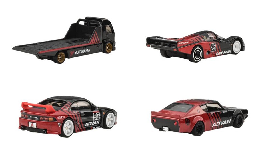 画像: 【仮予約】PRE-ORDER - 2025 HW PREMIUM COLLECTOR SET 【ADVANレーシングチーム】1995 Toyota MR2 TRD 2000 GT/Nissan Skyline 2000GT-R LBWK/Porsche 962/Aero Lift (2025年5月末入荷予定）(ショートした場合は先着順となります）