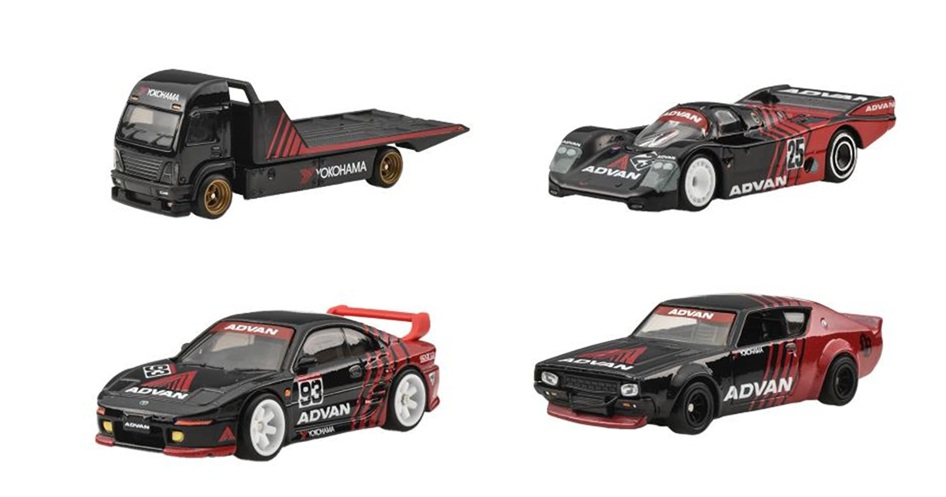 画像: 【仮予約】PRE-ORDER - 2025 HW PREMIUM COLLECTOR SET 【ADVANレーシングチーム】1995 Toyota MR2 TRD 2000 GT/Nissan Skyline 2000GT-R LBWK/Porsche 962/Aero Lift (2025年5月末入荷予定）(ショートした場合は先着順となります）
