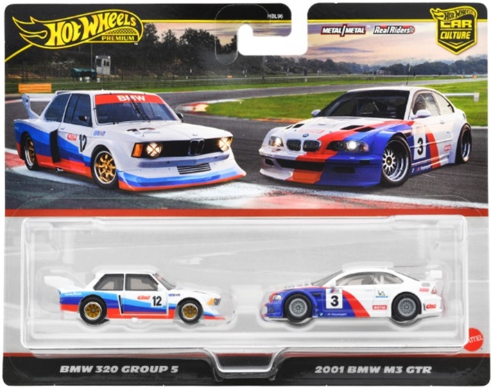 画像: 【仮予約】PRE-ORDER - 2025 HW CAR CULTURE "PREMIUM 2PACK" 【BMW 320 グループ5/2001 BMW M3 GTR】WHITE/RR(2025年5月末入荷予定）(ショートした場合は先着順となります）
