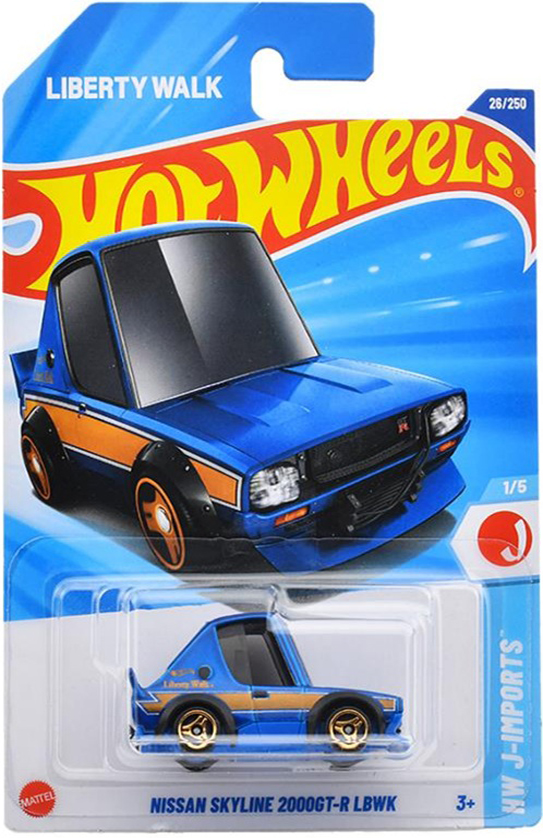 画像1: 【仮予約】PRE-ORDER - 【日産 スカイライン 2000GT-R LBWK (TOONED)(国内流通版/裏面日本語)】BLUE(2025年6月初旬入荷予定）
