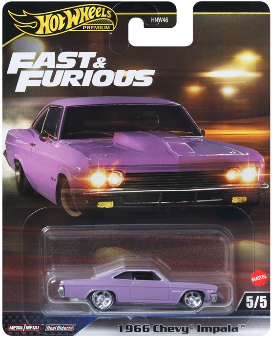 画像: 2025 HW FAST & FURIOUS (ワイルド・スピード) 【1966 シェビー インパラ】LAVENDER/RR