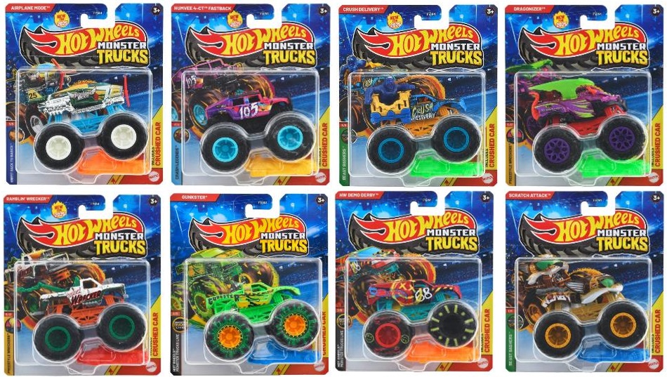画像: 【仮予約】PRE-ORDER - 2025 HW MONSTER TRUCKS! 【Gアソート (8個入り）】(2025年6月下旬入荷予定）