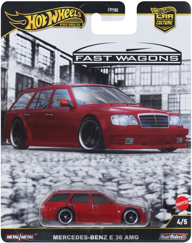 画像: 【仮予約】PRE-ORDER - 2025 HW CAR CULTURE "ファスト・ワゴン" 【メルセデス・ベンツ E 36 AMG】DK.RED/RR (2025年6月下旬(2)入荷予定）