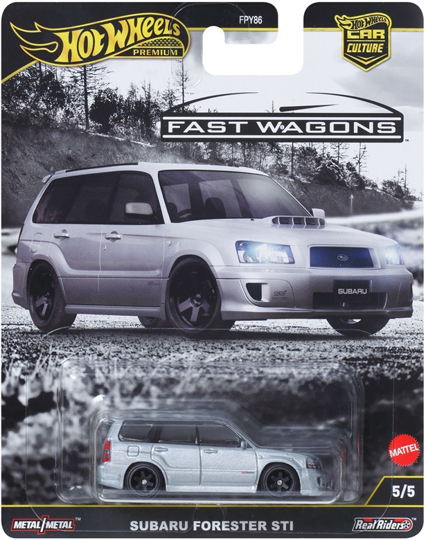 画像1: 【仮予約】PRE-ORDER - 2025 HW CAR CULTURE "ファスト・ワゴン" 【スバル フォレスター STI】LT.GRAY/RR (2025年6月下旬(2)入荷予定）