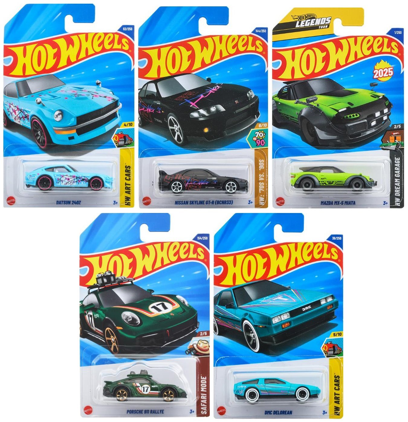 画像1: 【仮予約】PRE-ORDER - 【 HOT WHEELS ベーシック 5種セット(国内流通版/裏面日本語)】(2025年7月初旬入荷予定）
