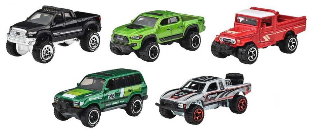 画像: 2025 HW オートモーティブ【TOYOTA TRUCKS 5種セット】'10 トヨタ タンドラ/'20 トヨタ タコマ/トヨタ ランドクルーザー/トヨタ ランドクルーザー80/トヨタ オフロードトラック