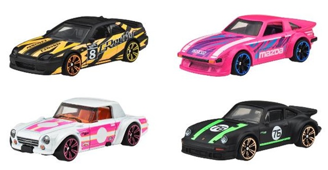 画像: 【仮予約】PRE-ORDER - 2025【ネオン・スピーダーズ アソート Eアソート(10個入り)】'98 ホンダ プレリュード/マツダ RX-7/2008 ランサーエボリューション/トヨタ AE-86 カローラ/ダットサン フェアレディ 2000/ポルシェ 934 ターボ RSR/2018 COPO カマロ SS/BMW 2002(2025年7月上旬入荷予定）(ショートした場合は先着順となります）
