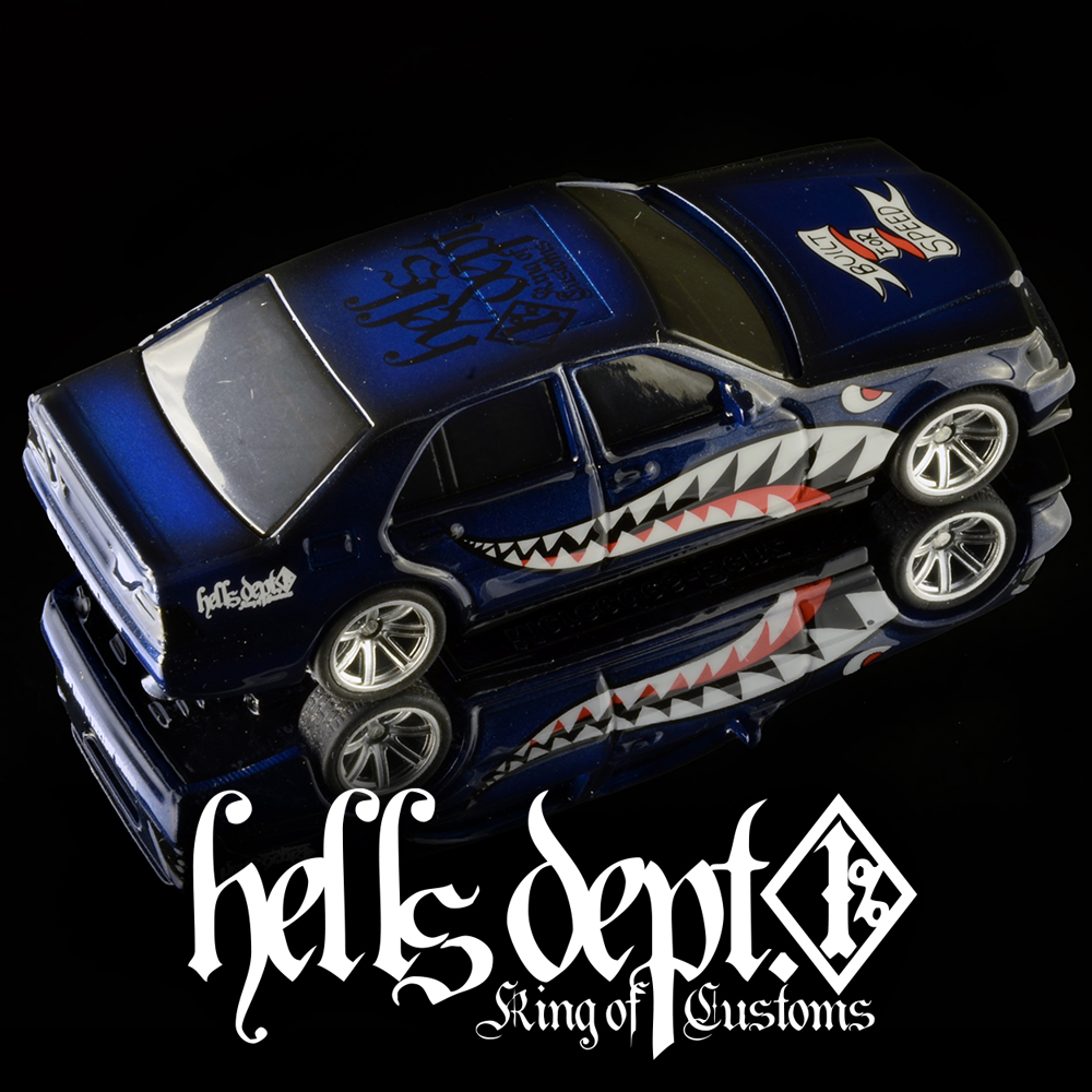 画像: HELLS DEPT 2025 - DOUBLE LOSER[S] 【Sharkmouth Benz 500SEL (カスタム完成品）】NAVY/RR （送料サービス適用外）