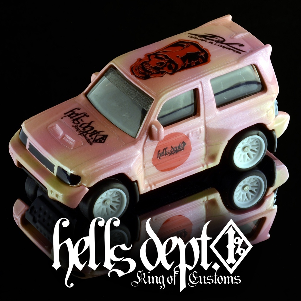 画像1: HELLS DEPT 2025 - DOUBLE LOSER[S] 【Franken Mitsubishi Pajero (カスタム完成品）】PINK/RR （送料サービス適用外）