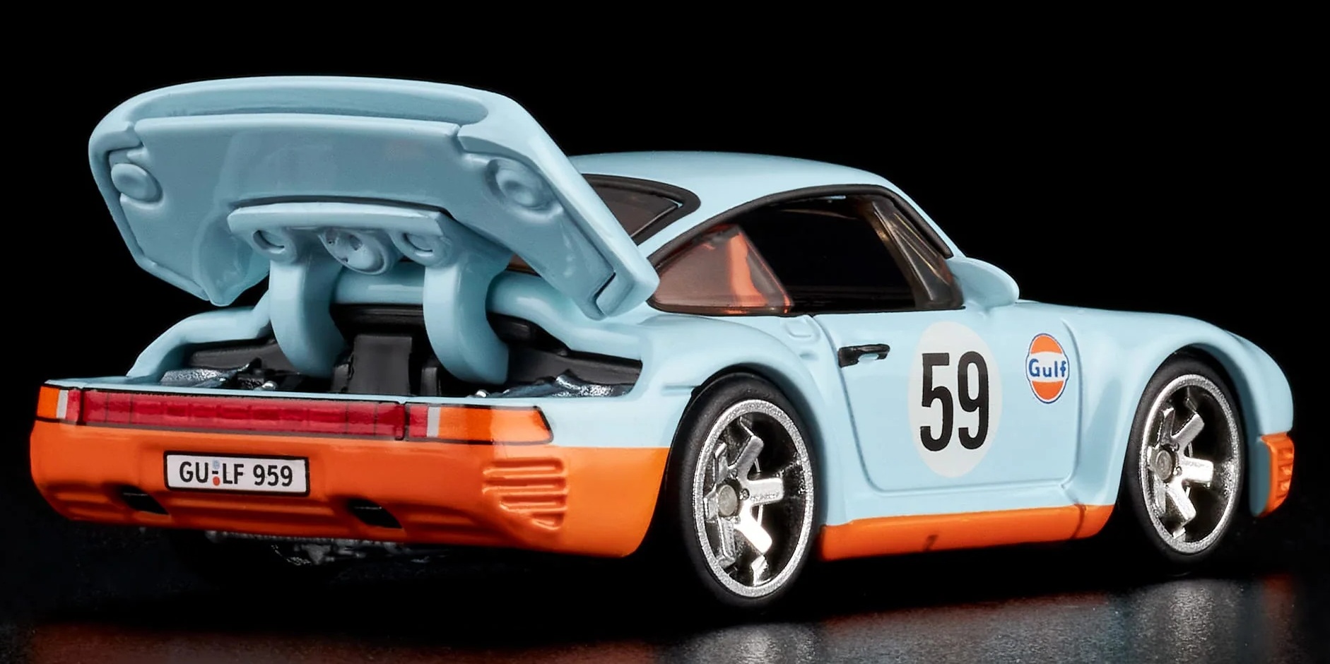 画像: 2025 RLC EXCLUSIVE【1986 PORSCHE 959 (リアフード開閉タイプ)(GULF)】GULF BLUE/RR (予約不可)