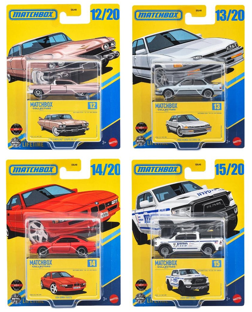 画像: 【仮予約】PRE-ORDER - 2025 MATCHBOX COLLECTORS【"C"アソート 4種セット】1959 キャデラック クーペ・ドゥビル/1959 ホンダ アコード CB/1994 BMW 850CSi/2020 ラム・レベル(2025年7月下旬入荷予定）