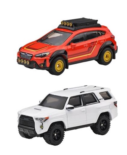 画像: 2025 HW CAR CULTURE "PREMIUM 2PACK" 【スバル クロストレック / 2018 トヨタ 4ランナー】RED/WHITE/RR