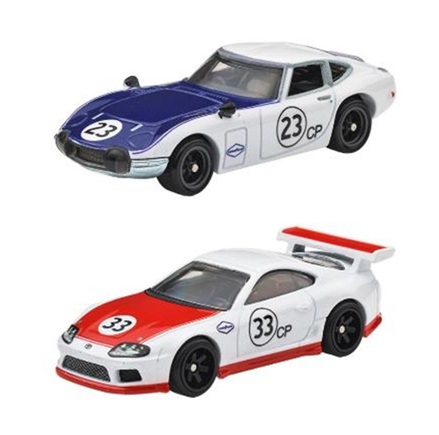 画像: 2025 HW CAR CULTURE "PREMIUM 2PACK" 【トヨタ 2000GT / トヨタ スープラ】WHITE/WHITE/RR