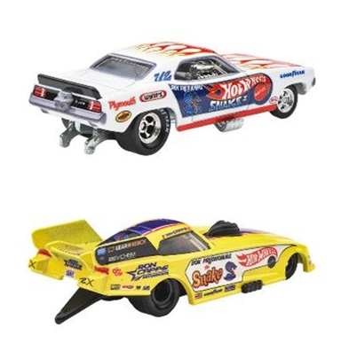 画像: 2025 HW CAR CULTURE "PREMIUM 2PACK" 【'72 プリマス クーダ FC /ロブ・ン・ピンクス】WHITE/YELLOW/RR