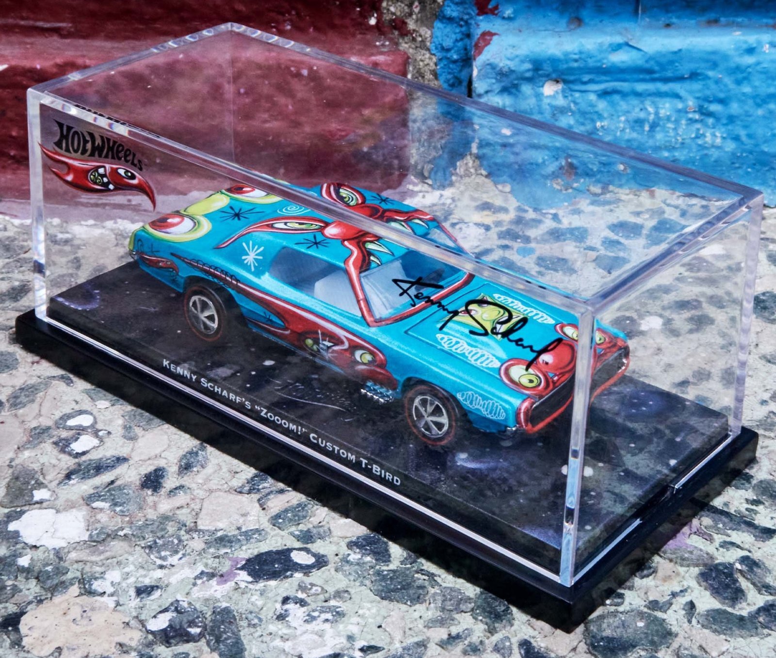 RLC限定 ホットウィール Kenny Scharf Custom T-Bird Hot Wheels x Kenny Scharf Signed Custom T-Bird | Mattel
