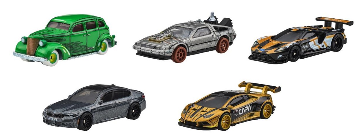 画像: 2025 POP CULTURE【Lアソート 5種セット】アクション・コミックス #1 アクションセダン/BTTF タイムマシン（1955）/2016 フォード GT レース コース/2021 BMW M5/ランボルギーニ ウラカン LP 620-2 スーパートロフェオ