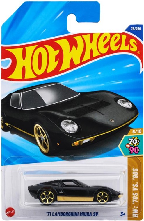 画像: 【'71 ランボルギーニ ミウラ SV (国内流通版/裏面日本語)】BLAC