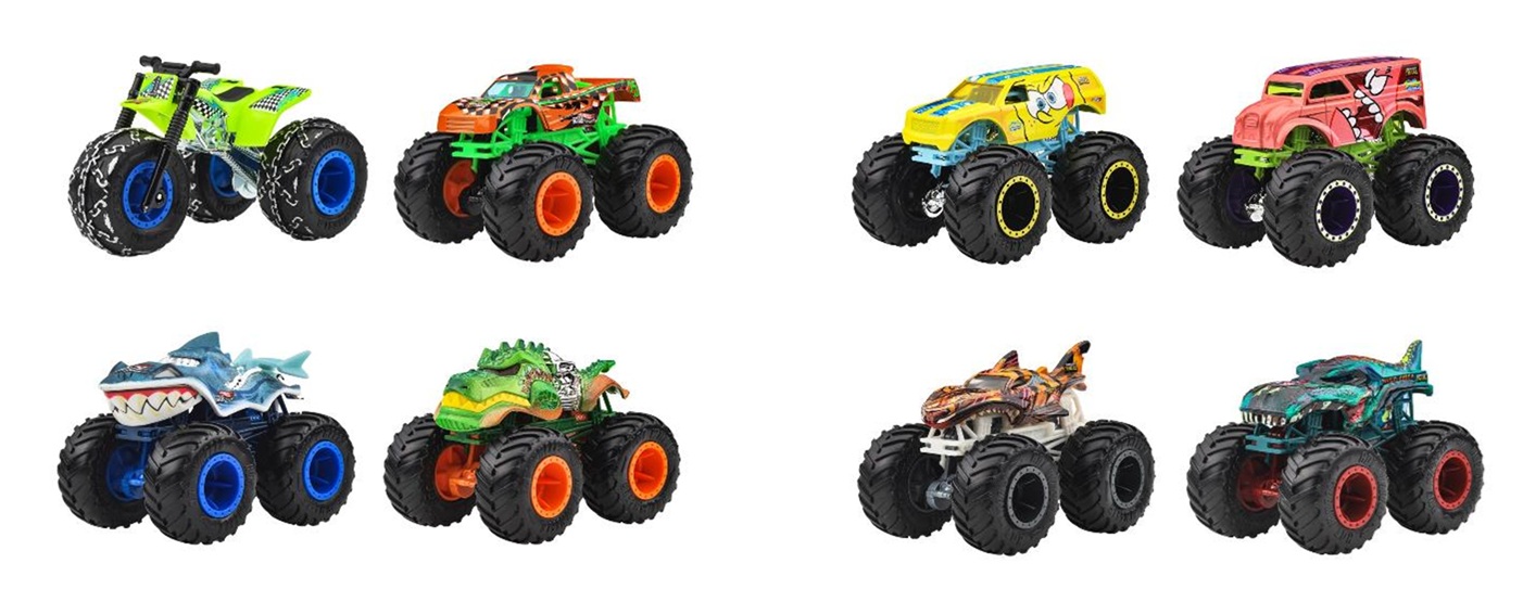 画像: 【仮予約】PRE-ORDER - 2025 HW MONSTER TRUCKS! 【2パック - Vアソート4種セット】(2025年9月上旬入荷予定）