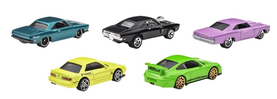 画像: 【仮予約】PRE-ORDER - 2025 5PACK 【"FAST & FURIOUS" ワイルド・スピード 5パック(国内流通版）】'68 Plymouth Barracuda Formula S/'70 Dodge Charger R/T/1966 Chevy Impala/Nissan Silvia (S13)/Porsche 911 GT3 RS(2025年9月中旬入荷予定）