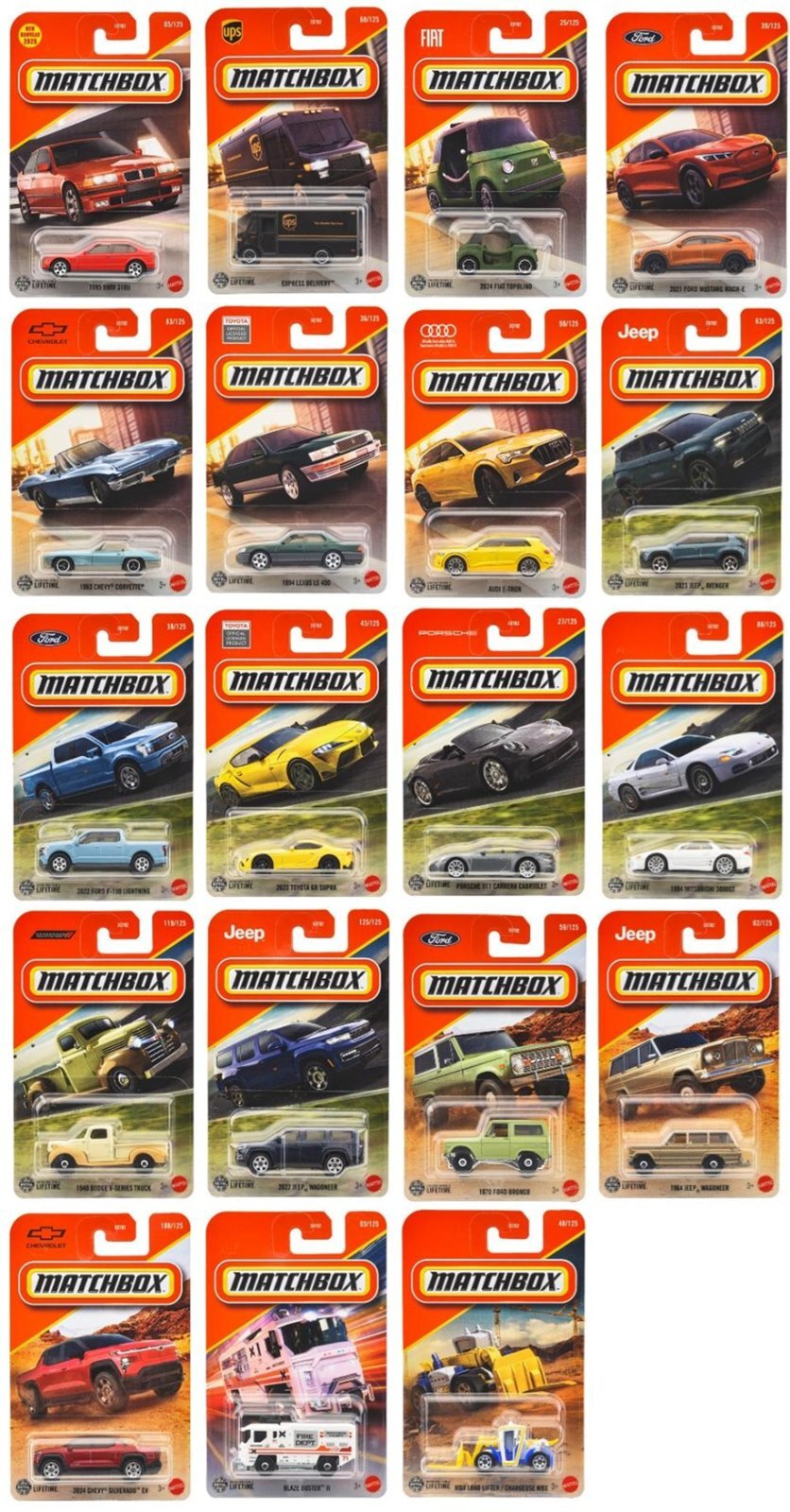画像1: 【仮予約】PRE-ORDER 【MATCHBOX ベーシック　2025 "K"アソート 24台入り (国内流通版)】 (2025年9月下旬入荷予定）（お取り置き不可）