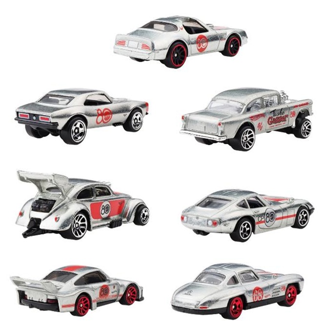 画像: 【仮予約】PRE-ORDER - 2025【ホットウィール マテル80周年 7パック】'67 Camaro/Hot Bird/'55 Chevy Bel Air Gasser/Volkswagen Drag Beetle/Toyota 2000GT/Porsche 935/Mercedes-Benz 300 SL (2025年9月下旬入荷予定）(ショートした場合は先着順となります)
