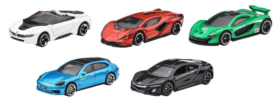 画像: 【仮予約】PRE-ORDER - 2025 HW オートモーティブ【ハイブリッド・スピード 5種セット】BMW i8 ロードスター/ランボルギーニ シアン FKP 37/マクラーレン P1/ポルシェ パナメーラ ターボ S E-ハイブリッド スポーツ ツーリスモ/'17 アキュラ NSX(2025年9月下旬入荷予定)