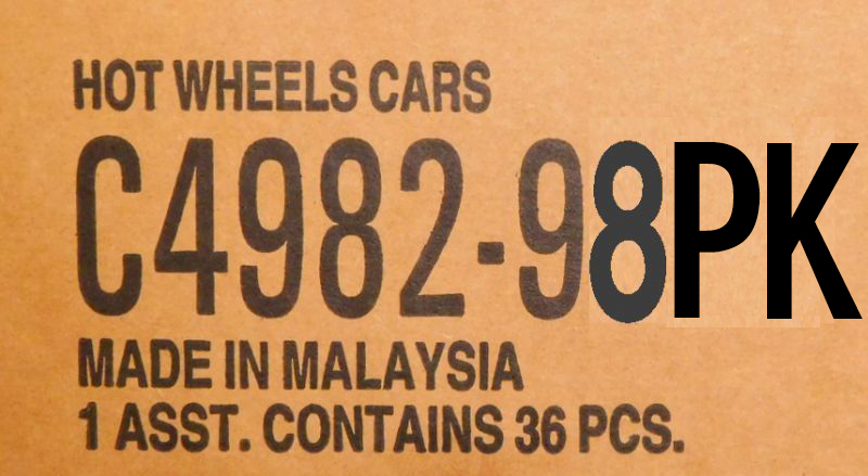 画像: 【HOT WHEELS ベーシック　2025 "K"アソート 36台入り (国内流通版)】 (お取り置き不可）