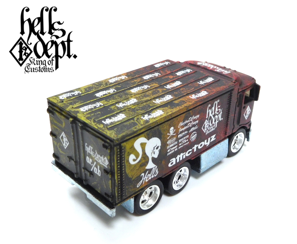 画像: HELLS DEPT 2025 - カツヌマ製作所 【HIWAY HAULER(カスタム完成品）】BLACK-RED-YELLOW/RR （送料サービス適用外）