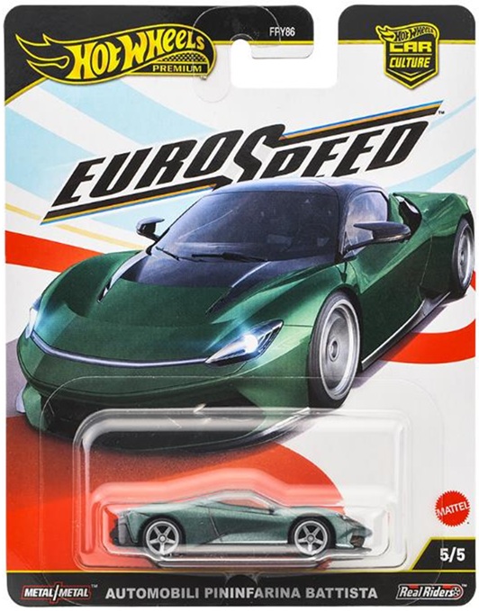 画像1: 【仮予約】PRE-ORDER - 2025 HW CAR CULTURE "ユーロスピード" 【アウトモビリ・ピニンファリーナ・バッティスタ】DK.GREEN/RR(2025年10月中旬入荷予定）