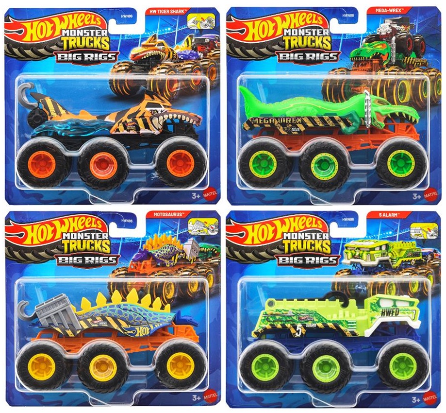 画像: 【仮予約】PRE-ORDER - 2025 HW MONSTER TRUCKS! 【モンスタートラック トランスポーター Hアソート (4個入り）】(2025年10月下旬入荷予定）