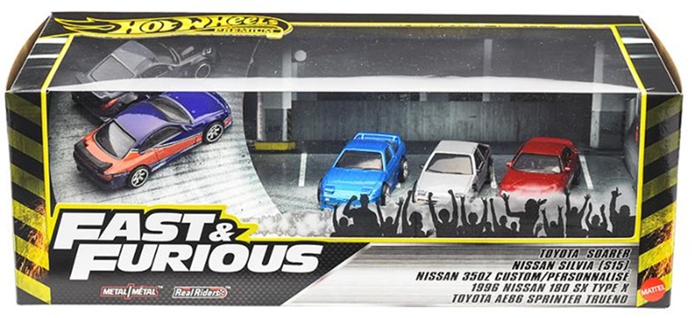 画像: 【仮予約】PRE-ORDER - 2025 HW FAST & FURIOUS 【ワイルド・スピード TOKYO DRIFT】Nissan 350Z Custom/Nissan Silvia (S15)/1996 Nissan 180 SX Type X/Toyota AE86 Sprinter Trueno/Toyota Soarer (2025年10月下旬入荷予定）(ショートした場合は先着順となります）